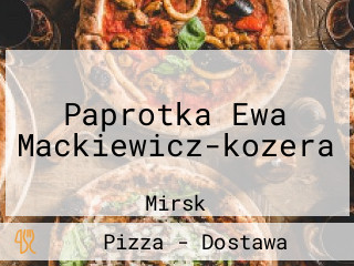 Paprotka Ewa Mackiewicz-kozera