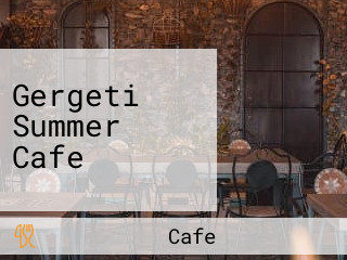 Gergeti Summer Cafe