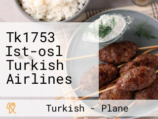 Tk1753 Ist-osl Turkish Airlines