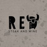Red. Steak&wine